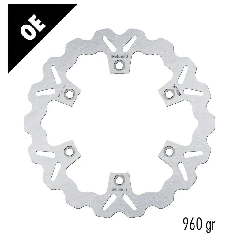 Bremsscheibe Galfer DF005W WAVE® mit ECE R90 Zulassung, starr vorne 276x5mm (2 benötigt) für Honda CBX F FX Vigor, Triumph Tiger VFR SW-T FJS Silver-Wing CBR 400 - 900 ccm Letzte Chance