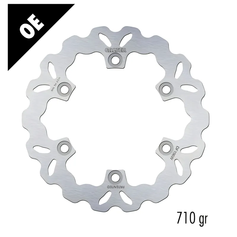 Bremsscheibe Galfer DF196W WAVE® mit ECE R90 Zulassung, starr hinten 240x5mm für Kawasaki GPX R ZR Zephyr 600 / 1100 ccm Bj. 1988 - 1999 Top-Seller