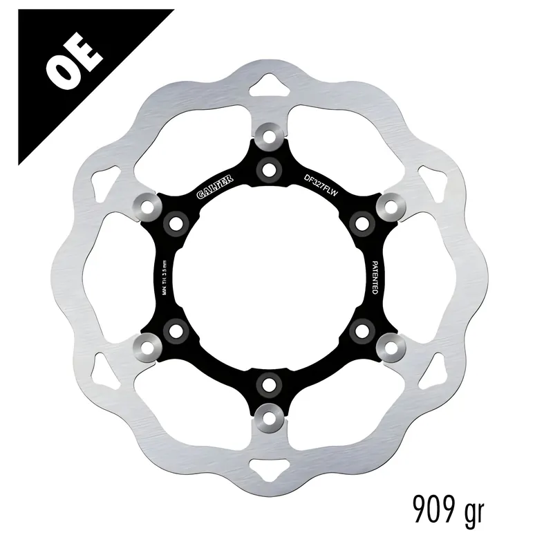 Bremsscheibe Galfer DF327FLW WAVE® mit ECE R90 Zulassung, schwimmend vorne 290x4mm für Suzuki DR R RS Dakar SE SEU 650 ccm Bj. 1996 - 2014 Neuheit