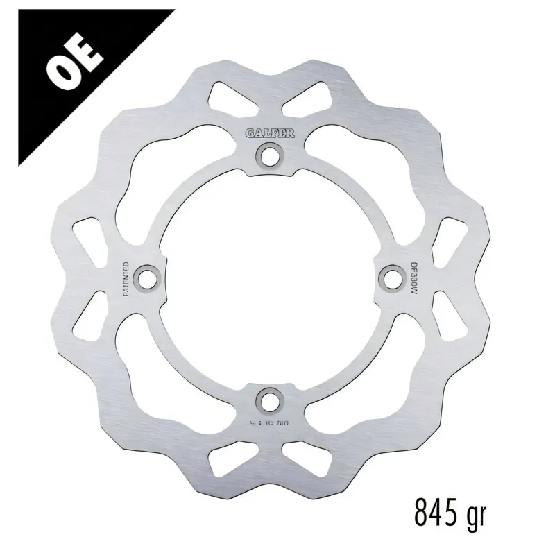 Bremsscheibe Set Galfer 2x DF330W WAVE® mit ECE R90 Zulassung, starr vorne 260x4,5mm für Suzuki AN Burgman 650 ccm Bj. 2002 Letzte Chance