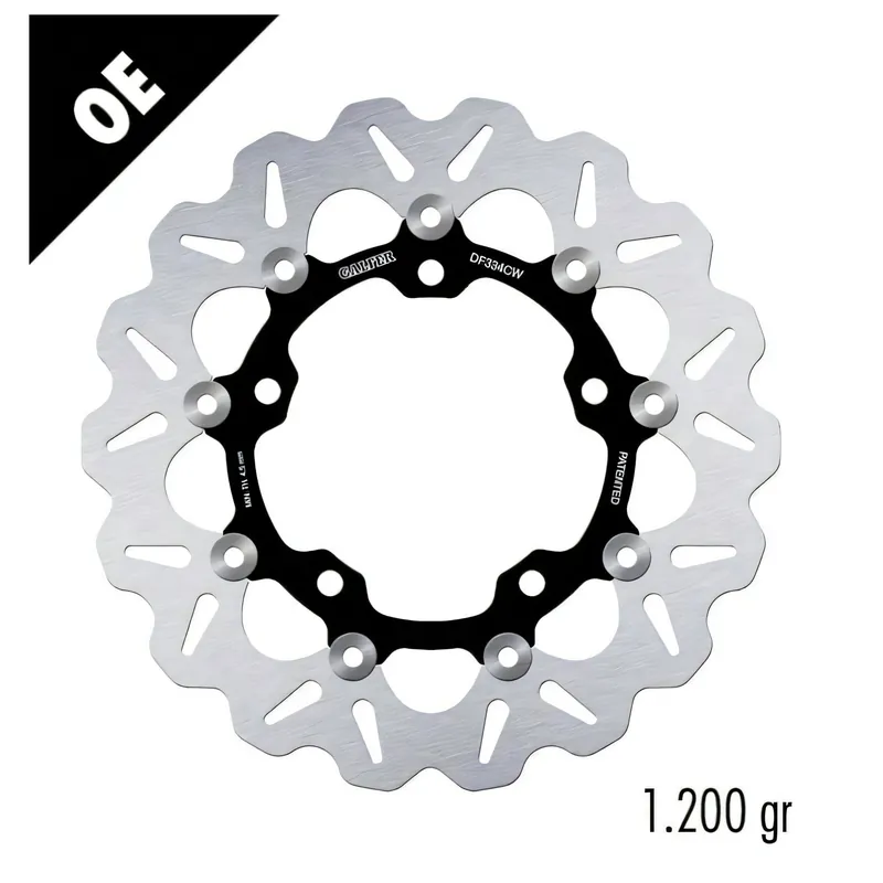 Bremsscheibe Set Galfer 2x DF334CW WAVE® mit ECE R90 Zulassung, schwimmend vorne 290x5mm für Suzuki SV S SF SFV Gladius 650 ccm Bj. 2007 - 2023 Geprüft
