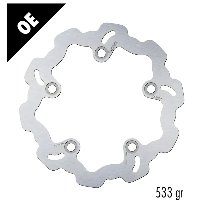Sonderangebot Bremsscheibe Galfer DF342W WAVE® mit ECE R90 Zulassung, starr hinten 210x5mm für Kawasaki Epsilon SC, Suzuki AN Burgman 250 / 400 ccm Bj. 1998 - 2002
