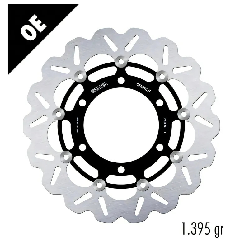 Bremsscheibe Galfer DF651CW WAVE® mit ECE R90 Zulassung, schwimmend vorne 310x5mm (2 benötigt) für Triumph Daytona Sprint Trophy Sport Speed Triple i 750 - 1200 ccm Bj. 1991 - 2003 Sonderaktion