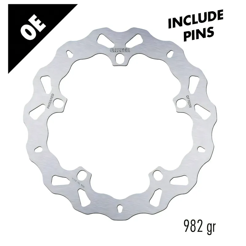 Bremsscheibe Galfer DF702W WAVE® mit ECE R90 Zulassung, starr vorne 305x4,5mm (2 benötigt) für BMW R GS HP2 Enduro CL K LT RS S 1100 - 1200 ccm Bj. 1993 - 2019 Neue Kollektion