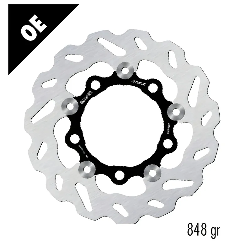 Direkt Vom Hersteller Bremsscheibe Galfer DF784FLW WAVE® mit ECE R90 Zulassung, schwimmend hinten 220x5mm