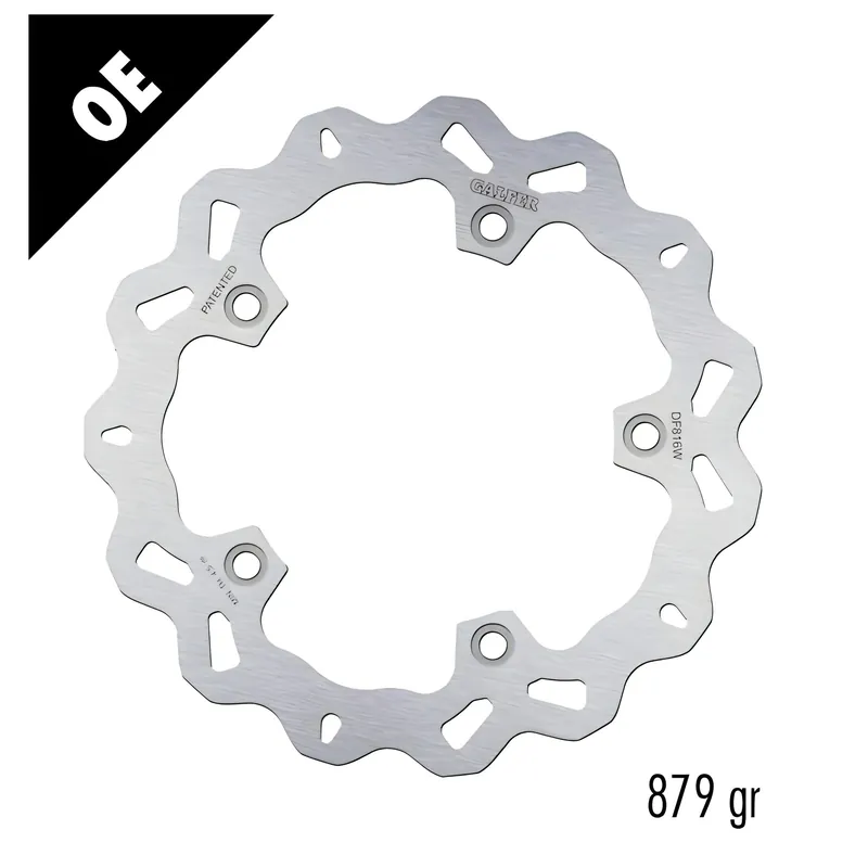 Bremsscheibe Galfer DF816W WAVE® mit ECE R90 Zulassung, starr hinten 270x5mm für BMW C Sport ABS Highline Evolution Elektrik GT 600 / 650 ccm Sonderaktion