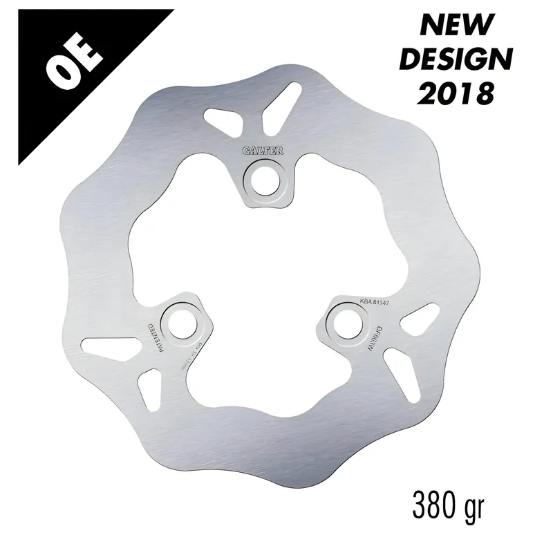 Sonderaktion Bremsscheibe Galfer DF863W WAVE® mit ECE R90 Zulassung, starr hinten 180x3,5mm für Peugeot Speedfight 2 AC 307 WRC LC 50 / 100 ccm