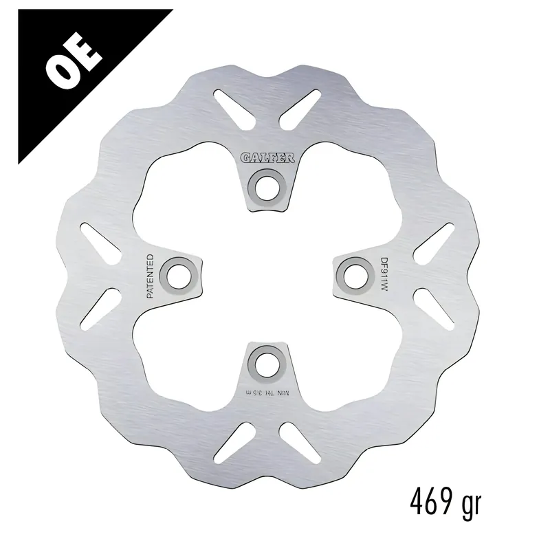 Bremsscheibe Galfer DF911W WAVE® mit ECE R90 Zulassung, starr hinten 190x4mm für Honda MSX Monkey 125 ccm Bj. 2013 - 2023 Must-Have