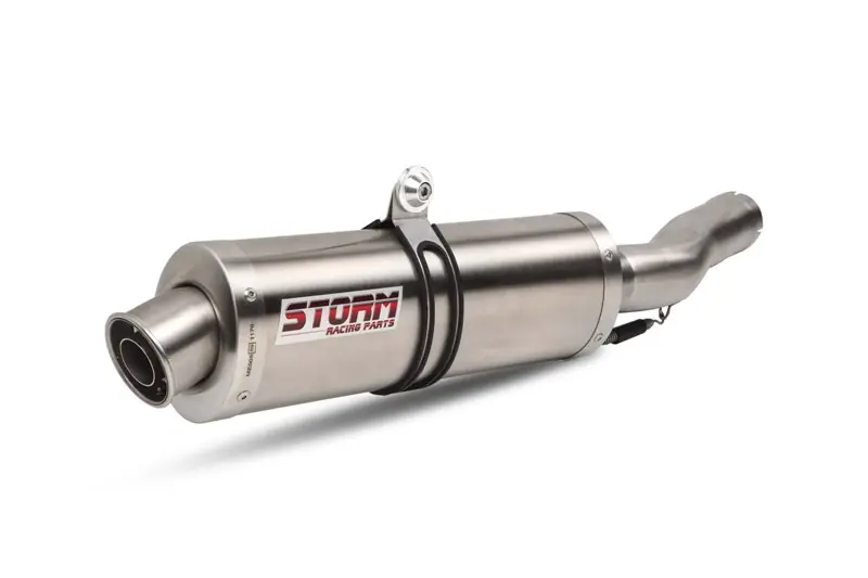 Auspuff Storm SLIP-ON oval Edelstahl mit ABE für Kawasaki ER-6 N F KLE Versys 650 ccm Bj. 2005 - 2015 Jetzt Bestellen