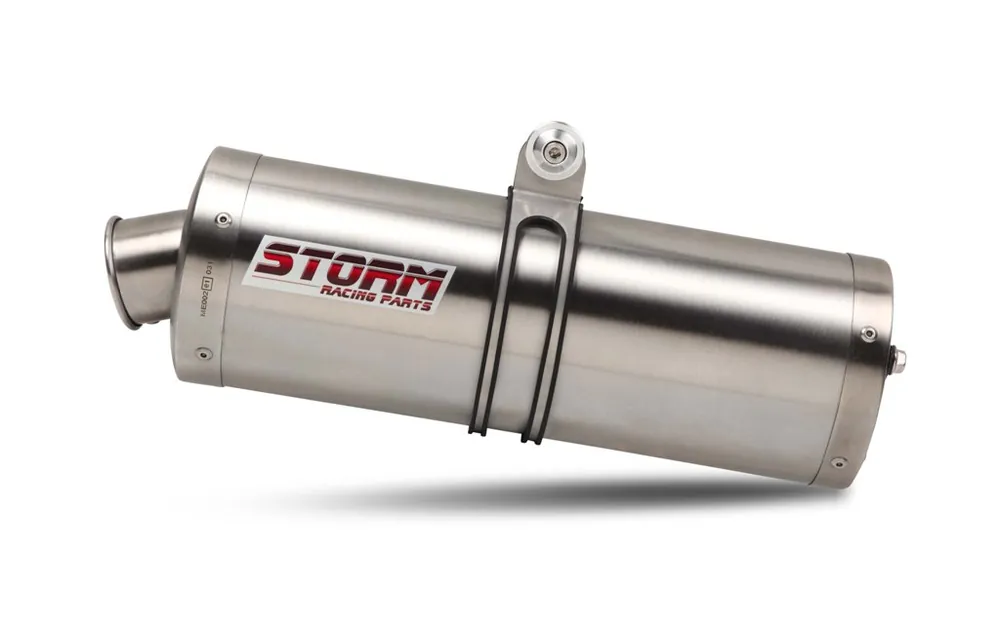 Meistverkauft Auspuff Storm SLIP-ON oval Edelstahl mit ABE für Yamaha XT Z Super Tenere 1200 ccm Bj. 2010 - 2015