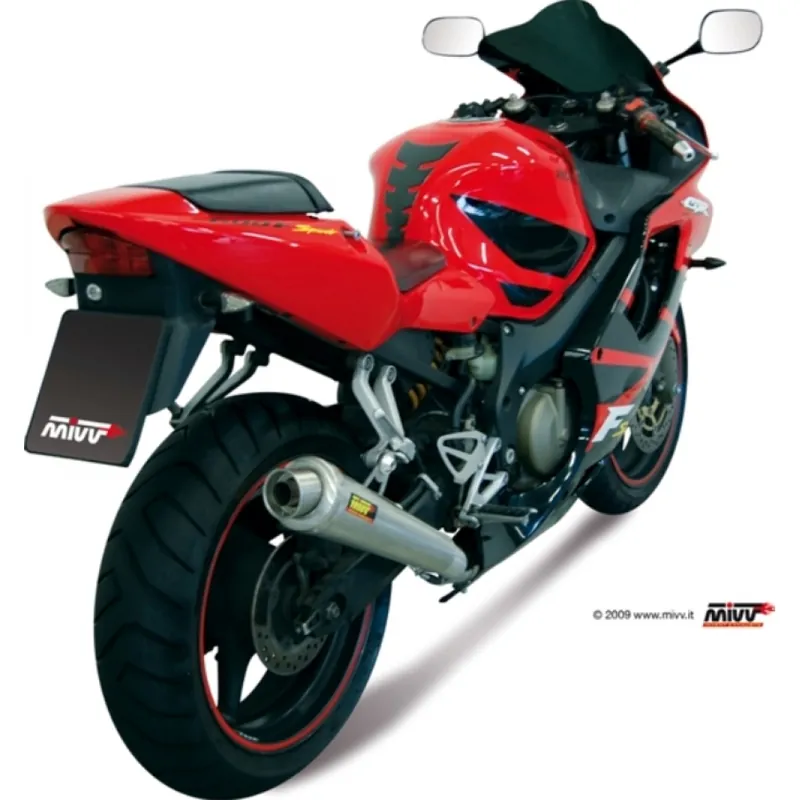 Auspuffanlage Mivv SLIP-ON Edelstahl X-Cone Sport für Honda CBR F FS 600 ccm Bj. 1999 - 2002 Meistverkauft