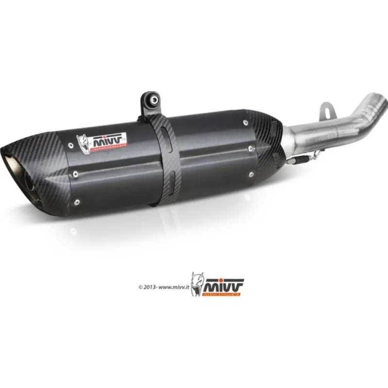 Online Kaufen Auspuffanlage Mivv SLIP-ON Edelstahl schwarz Suono Sport für Honda CBR RR 600 ccm Bj. 2005 - 2006