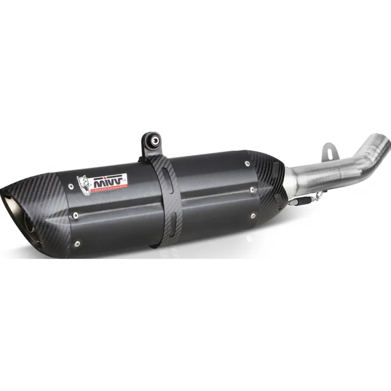Auspuffanlage Mivv SLIP-ON Edelstahl schwarz Suono Sport für Honda CB F Hornet 600 ccm Bj. 1998 - 2002 Finale Aktion