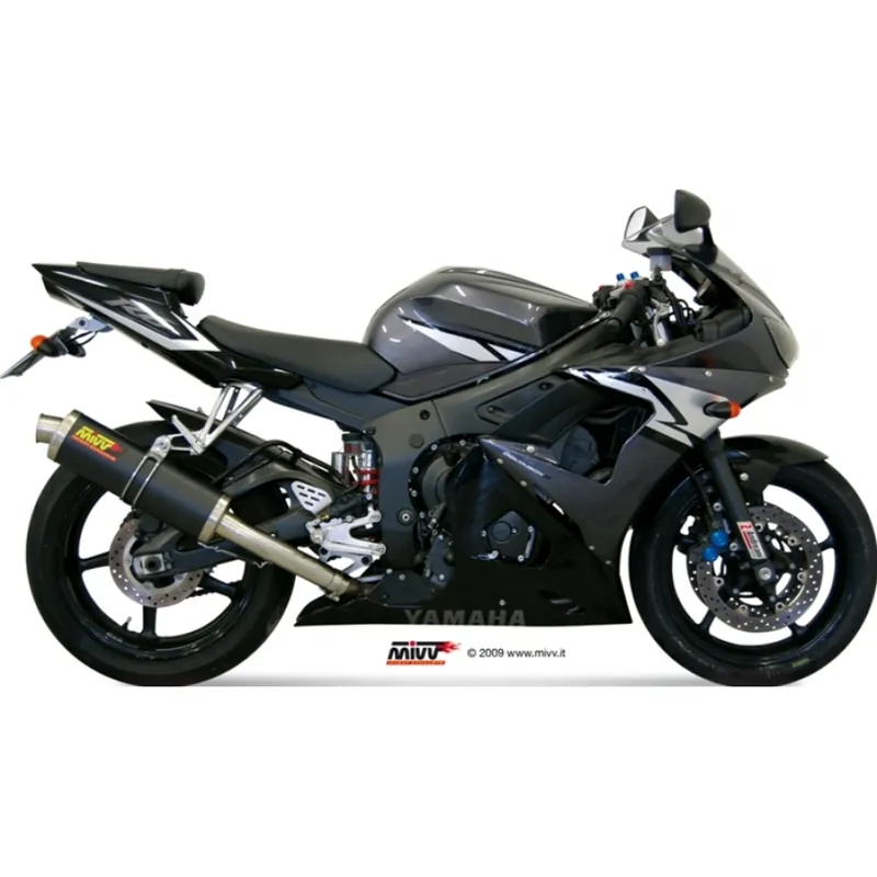 Auspuffanlage Mivv SLIP-ON Carbon Oval Sport für Yamaha YZF-R6 600 ccm Bj. 2003 - 2005 Jetzt Kaufen