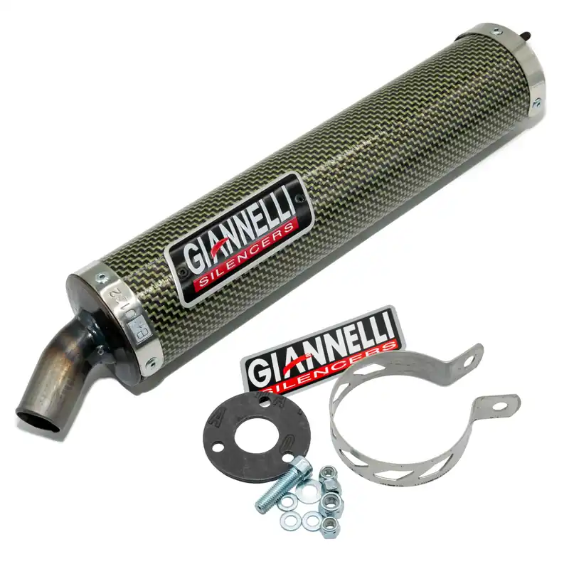 Knallerangebot Auspuffanlage Giannelli Endtopf Aramid mit ABE für Honda NSR 125 2T