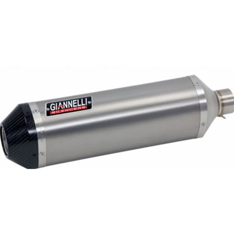 Markenware Auspuffanlage Giannelli Ipersport Slip On Titan mit Carbonendkappe mit ABE für Honda