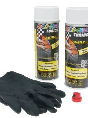 Preiswert Abziehlack-Set Dupli-Color Sprayplast weiß glänzend 2x400ml