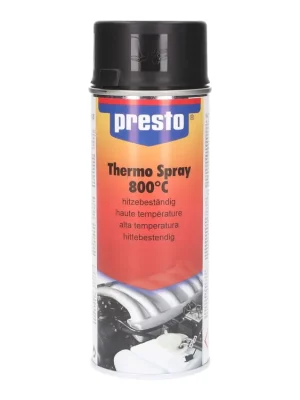 Letzte Chance Thermo Lackspray Presto schwarz matt 800°C 400ml Auspufflack Hitzefest Thermolack