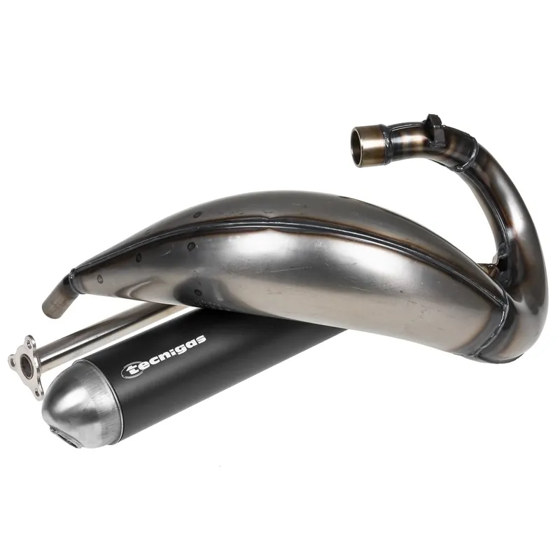 Auspuff Tecnigas E-NOX Steel mit Zulassung für Rieju MRT 50ccm Top-Preis