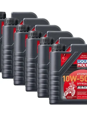 Günstig 6x Liqui Moly 3051 Motorbike 4T Synth Motoröl Offroad Race 10W-50 1L
