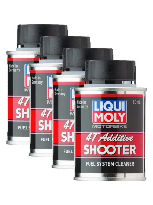 4x Liqui Moly 3824 Motorbike 4T Motorrad Shooter Benzin Additiv Schutz 80ml Schneller Versand