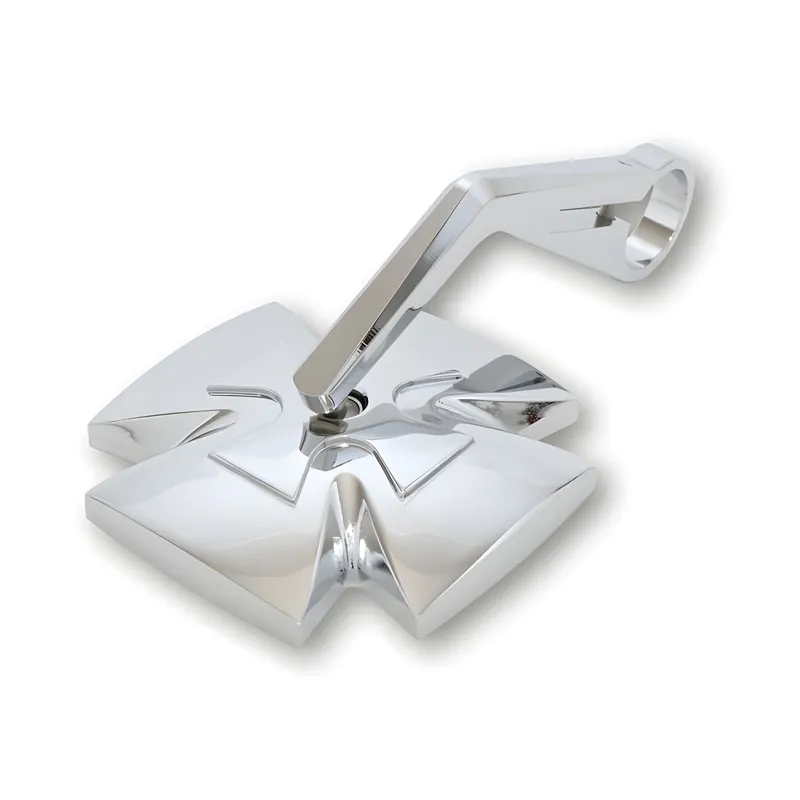 Direkt Vom Hersteller Lenkerendenspiegel Highsider Iron Cross chrom