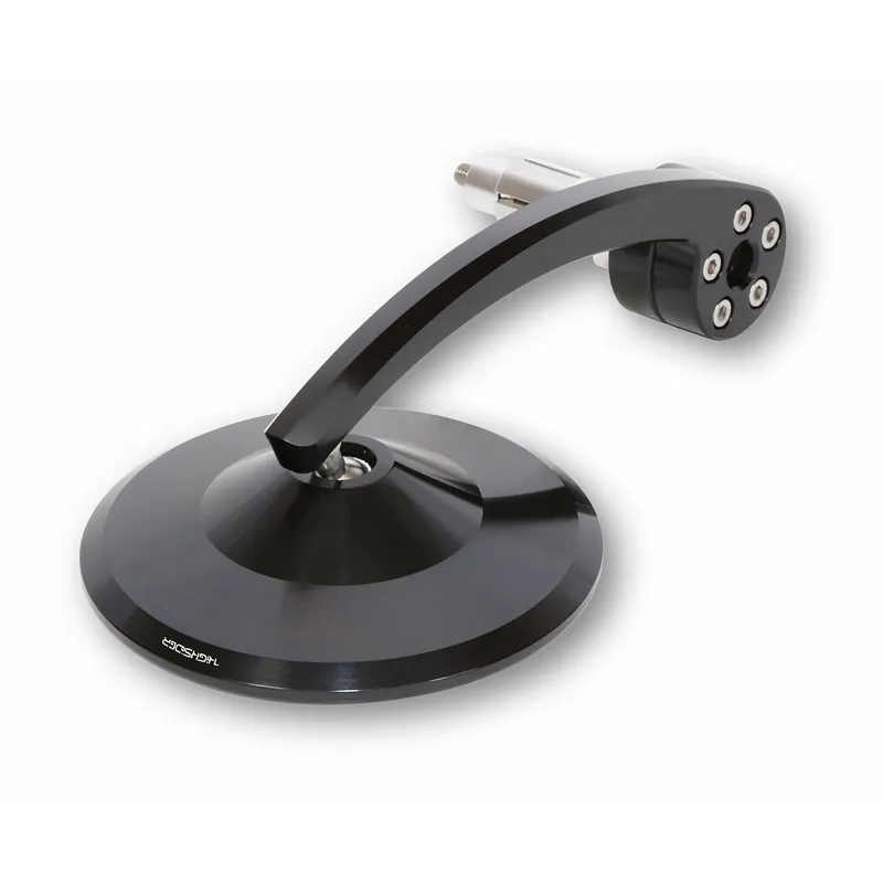 Lenkerendenspiegel Highsider Montana Evo schwarz eloxiert Expressversand