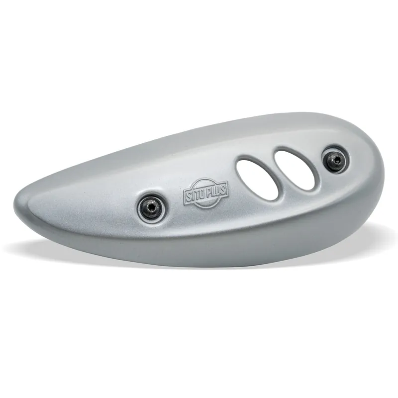 Knallerangebot Hitzeschild LeoVince Auspuff-Ersatzteil Auspuffabdeckung, grau für 0574, Yamaha Ovetto