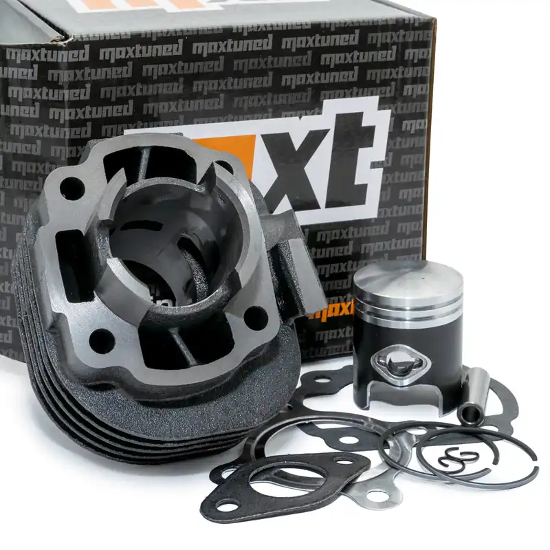 Zylinder MXT Standard 50ccm AC 10mm komplett mit Kolben Dichtsatz für Minarelli liegend AC / Yamaha, MBK, Aprilia, Malaguti Direktkauf