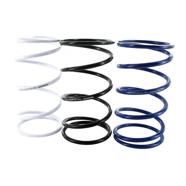 Gegendruckfedernset Motoforce RACING für Minarelli / CPI, 3er Set, weiß=+1000rpm / schwarz=+1500rpm / blau+2000rpm Preisknaller
