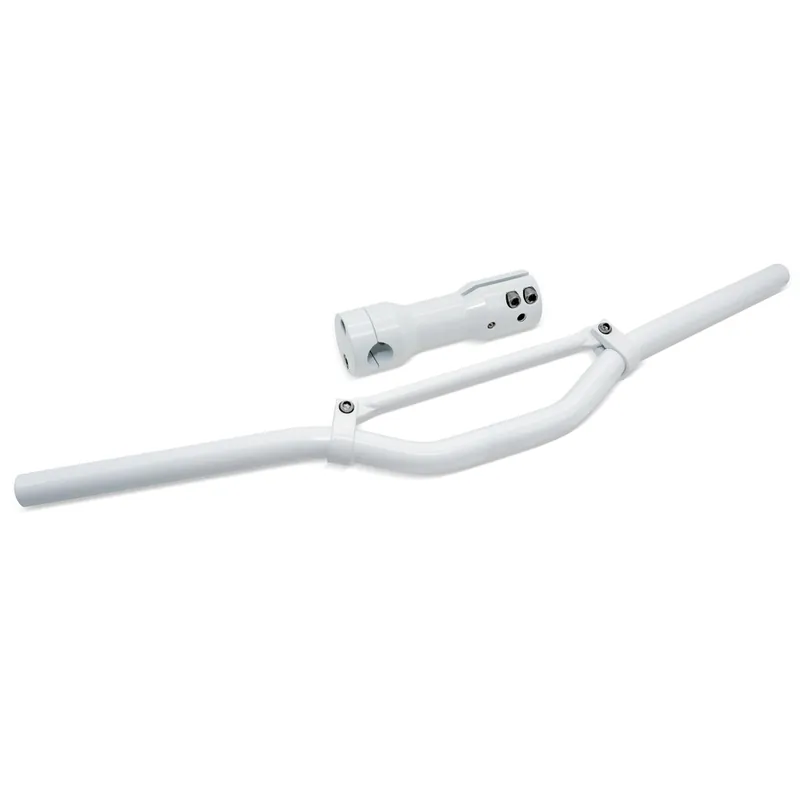 Downhilllenker MXT Lenker mit Aufnahme, weiß für CPI / Generic / Keeway / MBK / Yamaha Aerox Markenprodukt