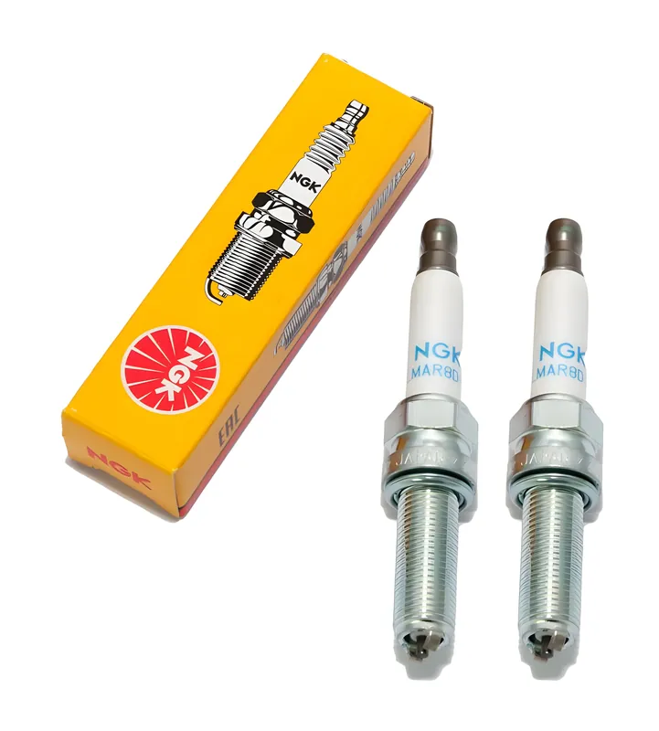 Zündkerzen Set NGK 2x LMAR8D-J Zündkerze entstört, 26,5mm besonders langes Gewinde Ø 10,0mm 2-Massen-Elektrode, 93444 Aktuell