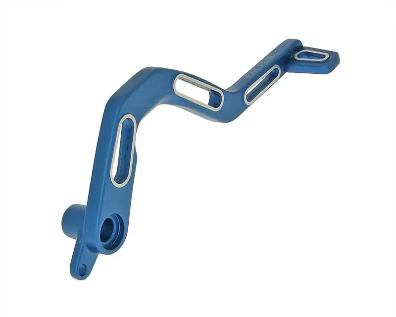 Bremspedal Aluminium blau für Derbi Senda DRD, SM, X Direkt Vom Hersteller