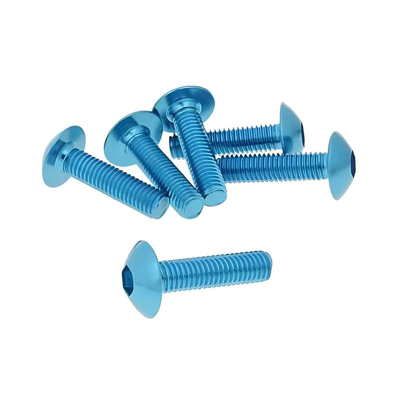 Beliebt Schraubensatz 6 Stück Verkleidung blau - M5x20