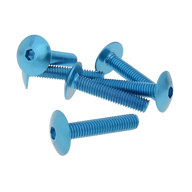 Schraubensatz 6 Stück Verkleidung blau - M6x30 Knallerangebot