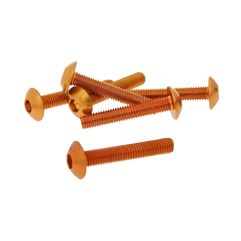 Schraubensatz 6 Stück Verkleidung orange - M5x30 Sonderangebot