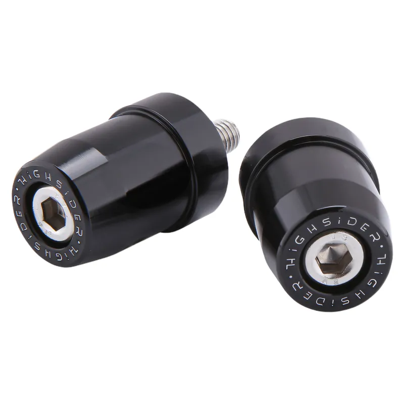 Beliebt Lenkerendgewichte Highsider PRO M8 1 Zoll, Aluminium schwarz, 2 Stück für Kawasaki ER-6, Z 900, ZX-6R