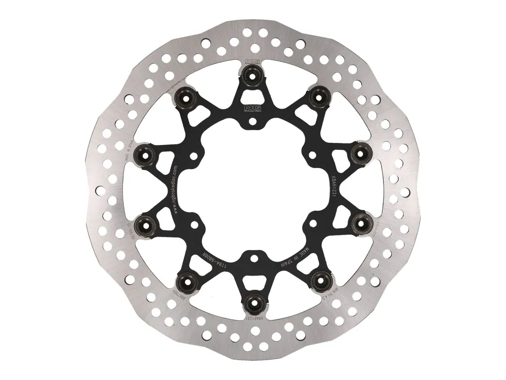 Bremsscheibe NG Wavy schwimmend für Aprilia ETX, Pegaso, BMW F, F GS, G X, Husqvarna TR 650 vorn Meistverkauft