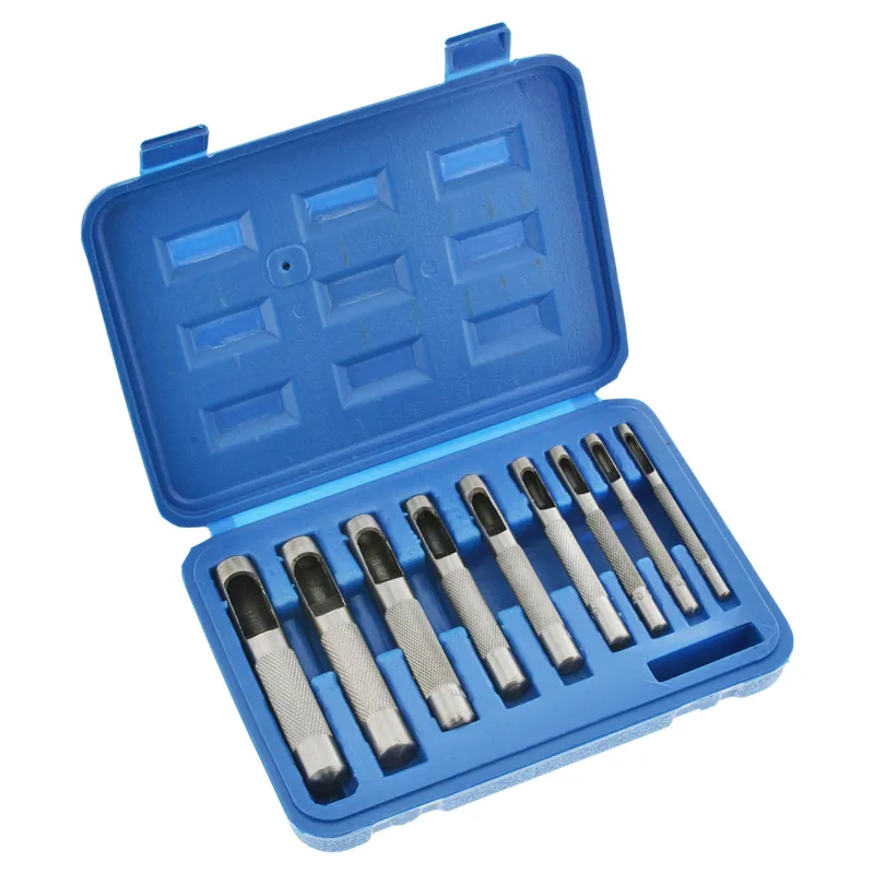 SET Locheisensatz zum Anfertigen von Dichtungen - für Stehbolzendurchmesser von 3 - 12 mm Abverkauf