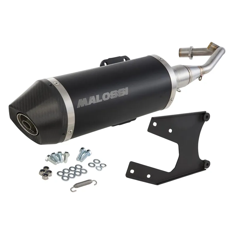 Auspuff Malossi RX Black mit Zulassung für Vespa Primavera 125i IGET E4 Bj. 2017-18 Top-Seller