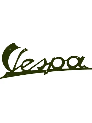 Neue Kollektion Emblem / Schriftzug RMS " für Vespa ", grün, 023569