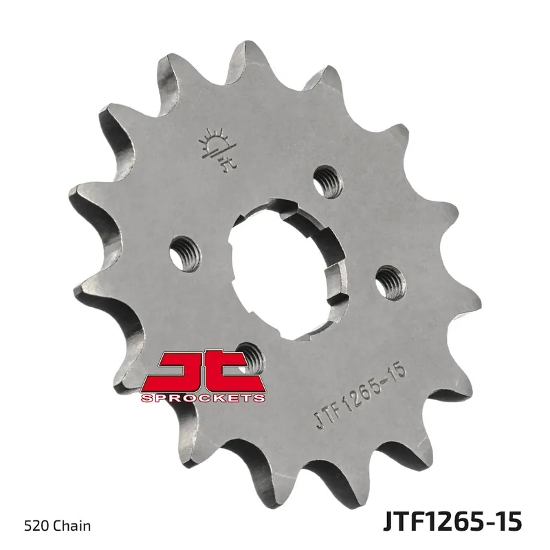 Abverkauf Ritzel JT Sprockets 520 15Z grobverzahnt Innendurchmesser 22mm / 25mm für E-ton VXL Vector ST, TGB Blade SYM Quad Lander Bombardier - Can-am DS Daelim