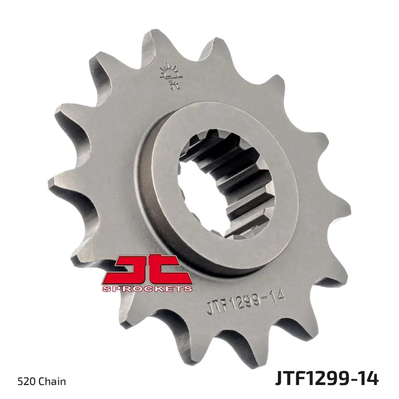 Online Kaufen Ritzel JT Sprockets 520 14Z feinverzahnt Innendurchmesser 21,7mm / 25mm für Honda VT C Magna CB F Hornet 250 ccm Bj. 1994 - 2011