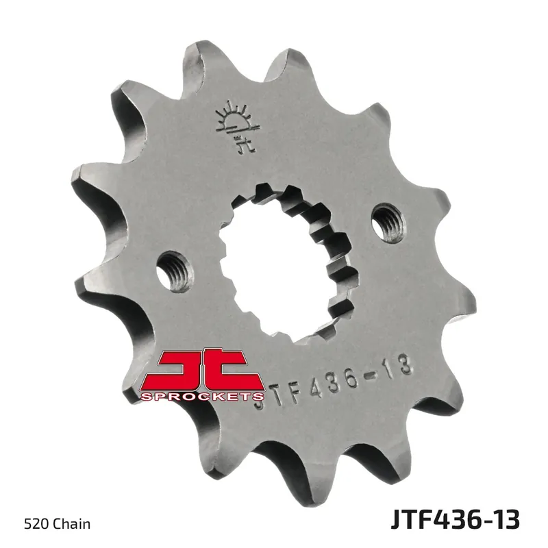 Markenware Ritzel JT Sprockets 520 13Z feinverzahnt Innendurchmesser 21,6mm / 25mm für Aprilia RS, Suzuki RGV RG Gamma 250 ccm Bj. 1983 - 1995