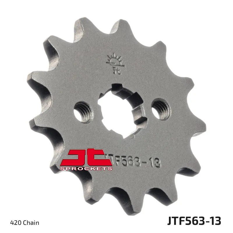 Geprüft Ritzel JT Sprockets 420 13Z grobverzahnt Innendurchmesser 13mm / 16mm für Yamaha DTR, Suzuki TS X RDM FS1 DTM DTLC FS SE LT Quadrunner A 50 / 80 ccm