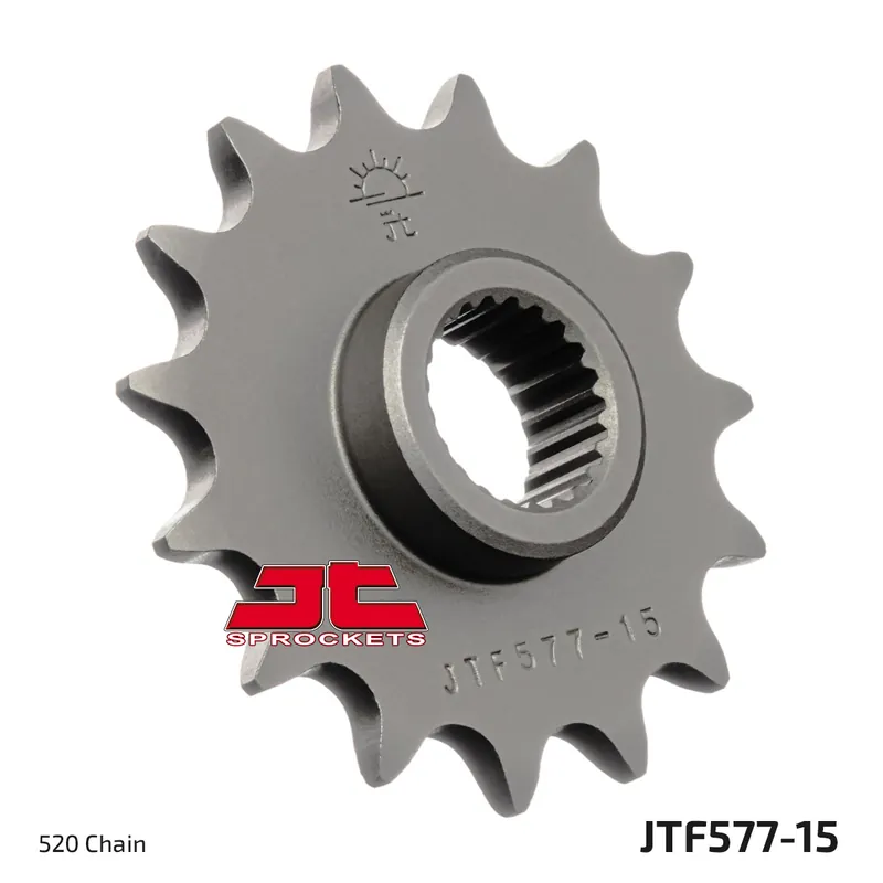 Rabatt Ritzel JT Sprockets 520 15Z feinverzahnt Innendurchmesser 21,3mm / 23mm für MuZ / MZ Baghira Black Panther Streetmoto, Yamaha TT R XT E Z Tenere SZR Bj. 1987 - 2008