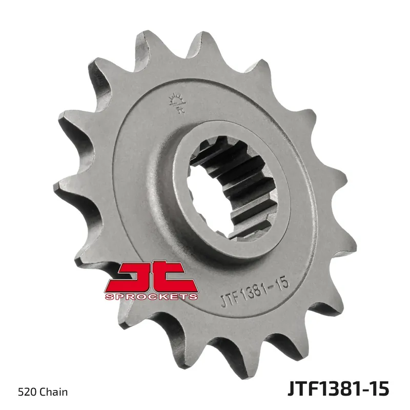 Ritzel JT Sprockets 520 15Z feinverzahnt Innendurchmesser 21,7mm / 25mm für Honda CMX A Rebel CB X CBR R F 500 ccm Bj. 2013 - 2021 Neu Im Sortiment