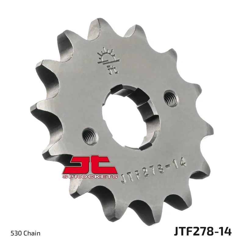 Preisknaller Ritzel JT Sprockets 530 14Z grobverzahnt Innendurchmesser 22mm / 25mm für Honda CJ T CB Four N K G 250 - 500 ccm Bj. 1971 - 1980