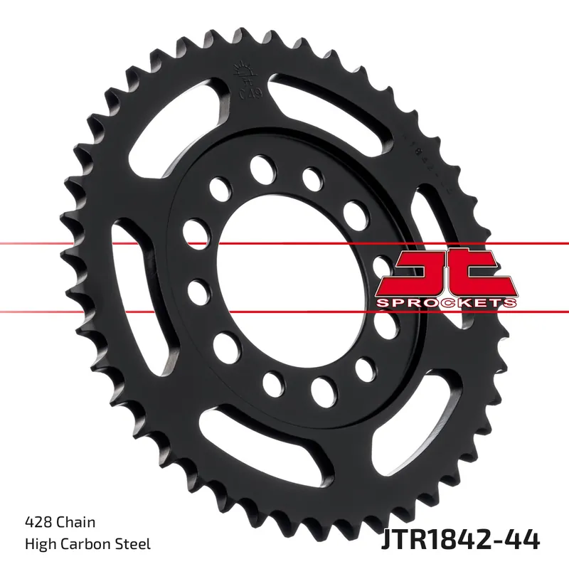 Kettenrad JT Sprockets 428 44Z Innendurchmesser 62mm Lochkreis 80mm für Yamaha DT TW E Trailway YZ TY SR SE 80 - 350 ccm Bj. 1974 - 2015 Bestpreis