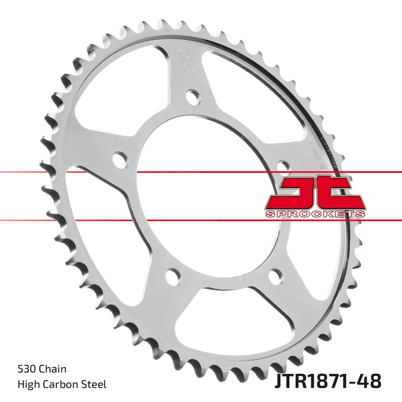 Kettenrad JT Sprockets 530 48Z Innendurchmesser 112mm Lochkreis 138mm für Yamaha YZF-R6 600 ccm Bj. 1999 - 2002 Neue Ware